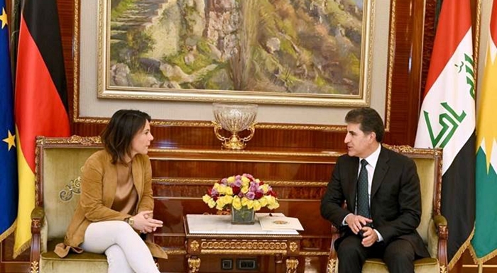 Wezîra Derve ya Almanya bi nameyekê spasiya Herêma Kurdistanê û Nêçîrvan Barzanî kir