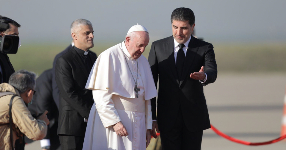 Nêçîrvan Barzanî, li Romayê ligel Papa civiya