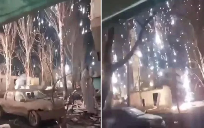 Rusyayê, bi ser Ukraynayê de bombeyên termit barandin!