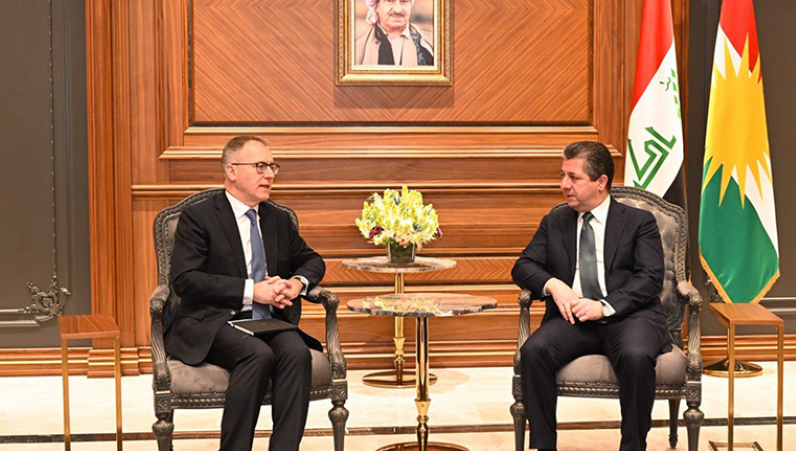 Serokwezîr Barzanî, Balyozê Îtalyayê pêswazî kir