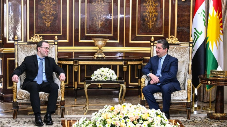 Serokwezîr Barzanî, pêswaziya Balyozê Rusyayê kir