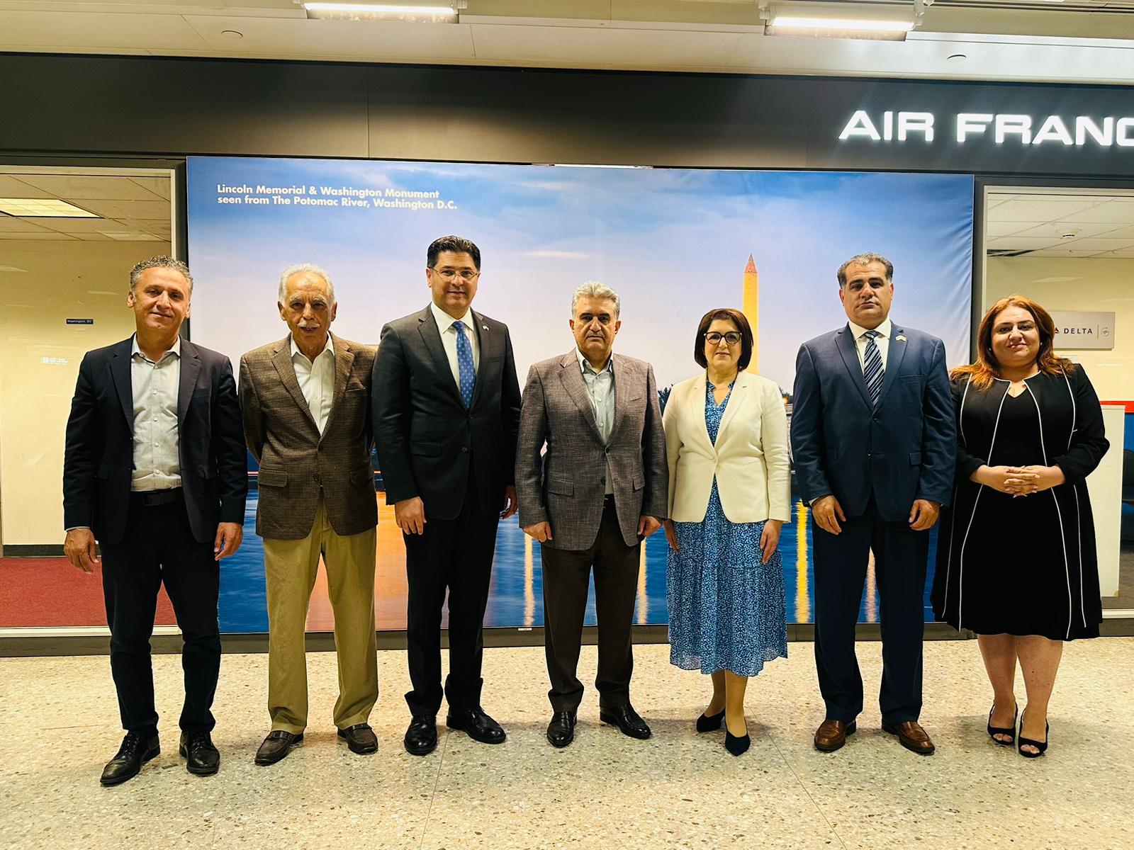 Wezîrê Navxweyî Rêber Ehmed ji bo hevdîtinên fermî li Washingtonê ye