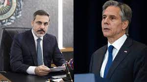 Wezîr Hakan Fidan di rêya telefonê de bi Antony Blinken re axifî