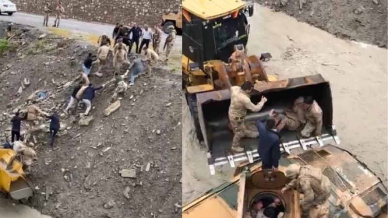 Ereba eskeran ket çemê Zê û 9 esker birîndar bûn