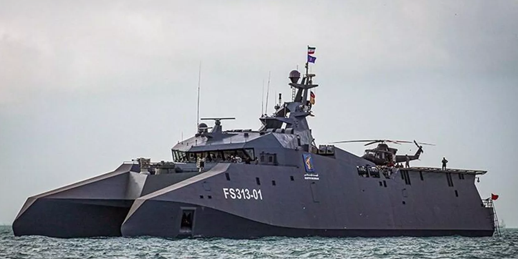 Îran, Erebîstana Siûdî, Îmarat û Uman wê di bin banê Çînê de koalîsyoneke deryayî ava bikin