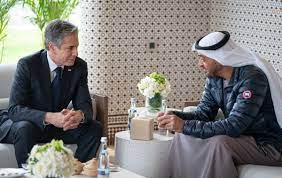 Wezîrê karên derve yê Îmaratan û Blinken li ser babetên stratejîk axifîn