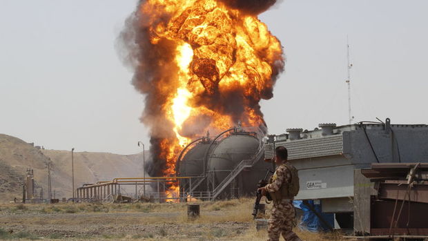 Li rojavayê Kerkûkê boriyeke veguhestina gazê teqiya
