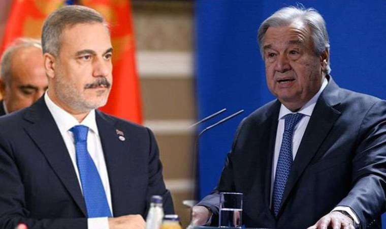 Hakan Fîdan û Antonio Guterres pêwendiyeke telefonî pêk anîn