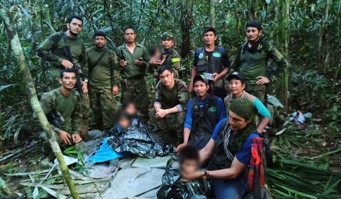 4 zarokên di balafira 40 roj berê ketibû de, bi saxî hatin dîtin