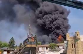 Agir bi parkê ket û 25 hezar kes tehliye kirin