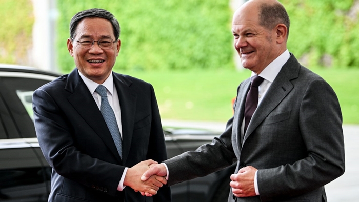 Serokwezîrê Çînê yekem serdana derve bo Almanyayê kir