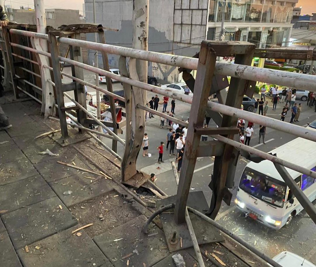 Li Hewlêrê di buhira peyayan de bombe teqiya