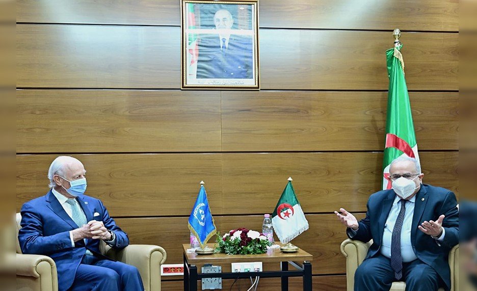 Wezîrê karên derve yê Cezayîrê bi nûnerê NY yê Sahra Rojava re hevdîtin kir