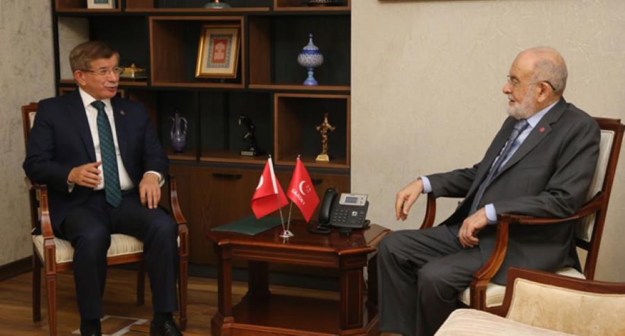 Serokên partiyên Saadet û Gelecekê civiyan