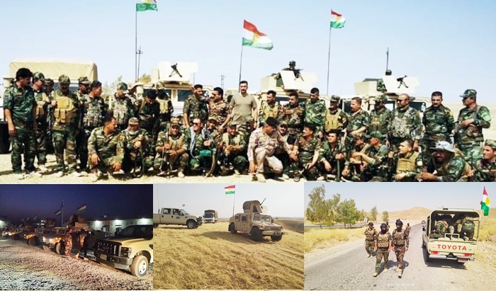 Ji hêzên Pêsmergeyên Kurdistanê û artêsa Iraqê operasyona hevbes…