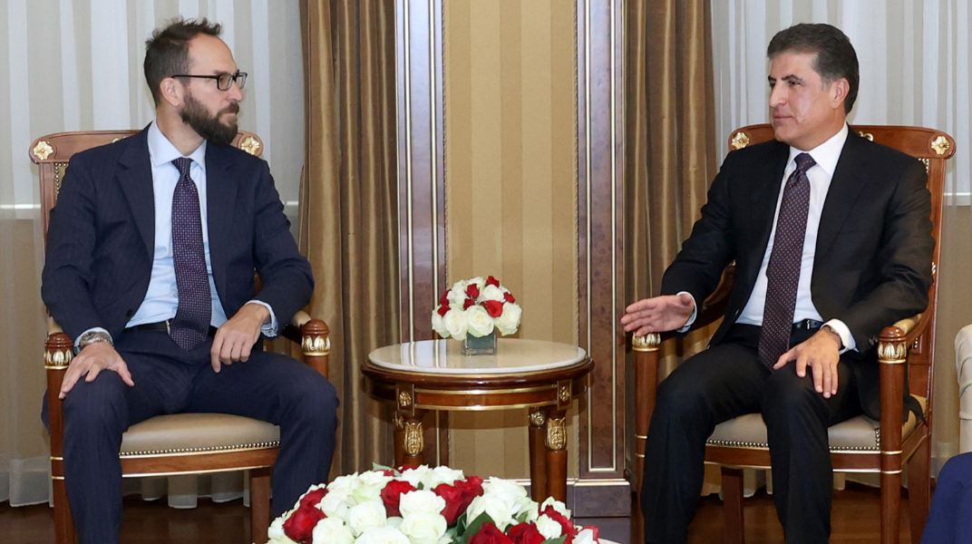 Nêçîrvan Barzanî, Konsulê Gistî yê Amerîkayê pêswazî kir