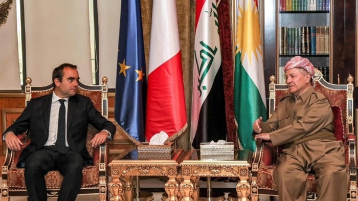 Serok Barzanî pêswazî li Wezîrê Hêzên Çekdar ên Fransayê kir: Dostaniya dîrokî...