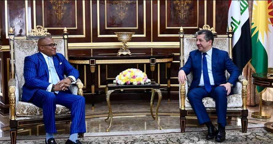 Serokwezîr Barzanî, Konsulê Gistî yê Amerîkayê pêswazî kir