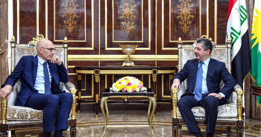 Serokwezîr Barzanî, Nûnerê Neteweyên Yekbûyî pêswazî kir