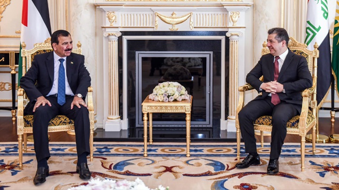 Serokwezîr Barzanî bi rayedarê Urdinî re pêwendiyên dîrokî gotûbêj kir