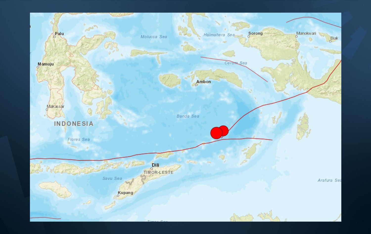 Li Endonezyayê 2 Erdhêjen 6.7 û 7.1 rûdan