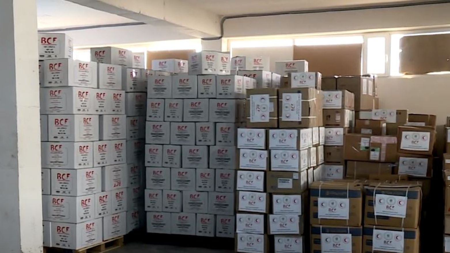 Dezgeha Xêrxwaziya Barzanî ji bo Xezzeyê alîkariyan amade dike