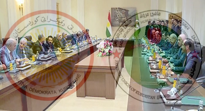 Ji PDK û YNKê daxuyaniya hevpar: Me li ser parastina Statuya Kurdistanê û stratejiya hevpar li hev kir