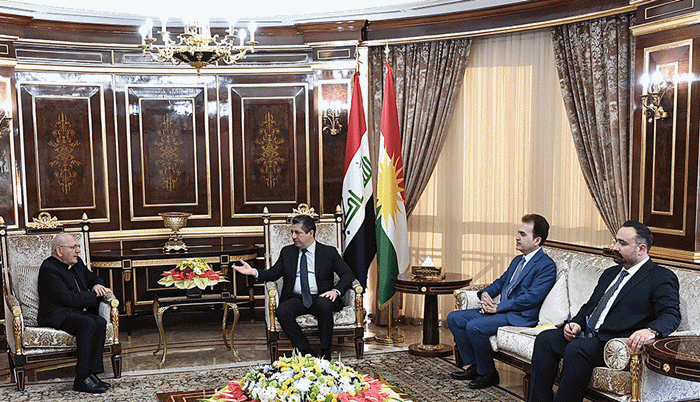 Mesrûr Barzanî pêswazî li Luis Sako kir: Hikûmeta Kurdistanê mafên xiristiyanan û hemû pêkhateyan diparêze