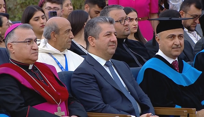 Bi besdariya Mesrûr Barzanî merasîma derçûna 420 xwendekarên Zanîngeha Katolîkî ya Hewlêrê hat lidarxistin