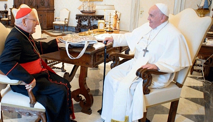 Kardînal Louis Sako li Vatîkanê ji aliyê Papa ve hate pêswazîkirin