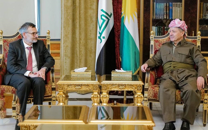 Serok Barzanî bi sanda UNAMI re civiya û spasiya rola rêxistinên NY kir