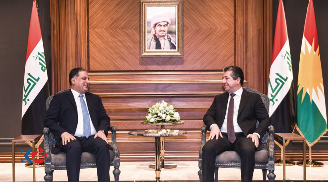 Serokwezîr Barzanî, Wezîrê Iraqê pêswazî kir