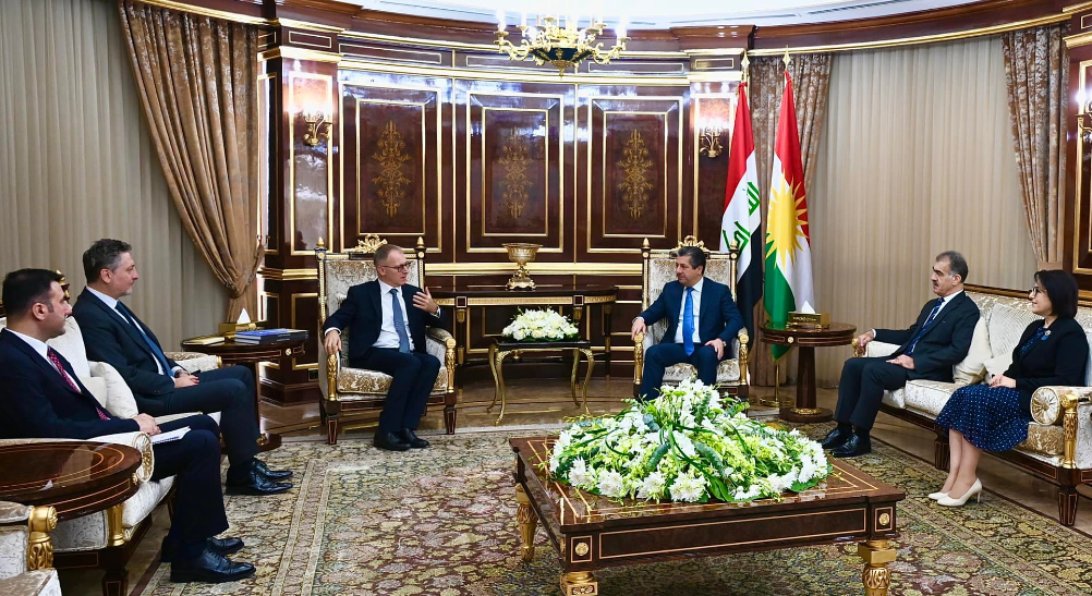 Serokwezîr Barzanî, Balyozê Îtalyayê pêswazî kir