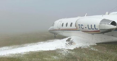 Li Diyarbekirê balafir ji pîstê derket