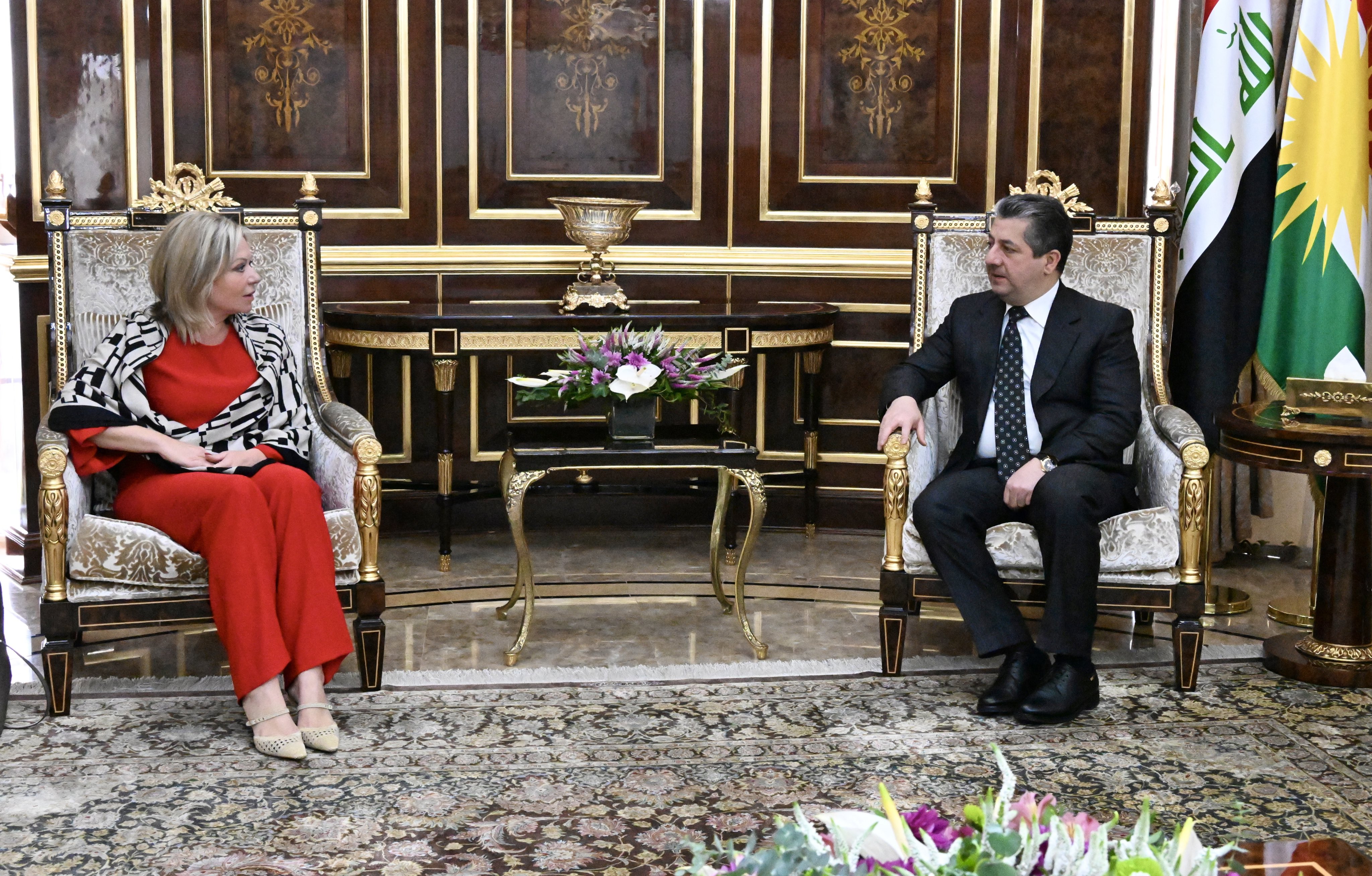 Mesrûr Barzanî bi dîtina nûnera NY Jeanine Hennis-Plasschaert, kêfxwesiya xwe ragihand