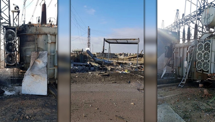 Rojava | Di êrîsên Tirkiyê de santrala elektrîkê ji kar hat xistin