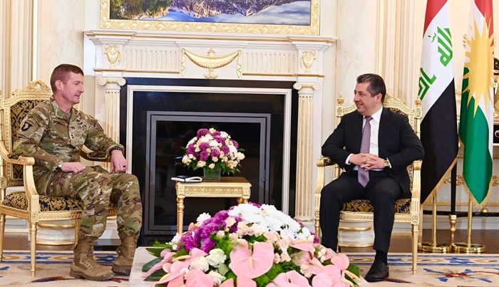 Mesrûr Barzanî bi General Joel Vawell re civiya