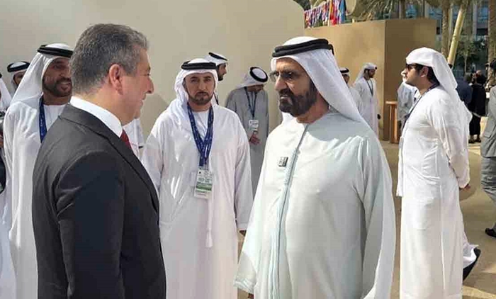 Mesrûr Barzanî bi Cîgirê Serokê Îmaratê re hevdîtin kir