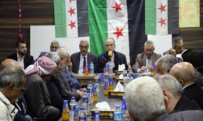 Sanda opozîsyona Sûriyê bi xelkê Efrînê re civiya