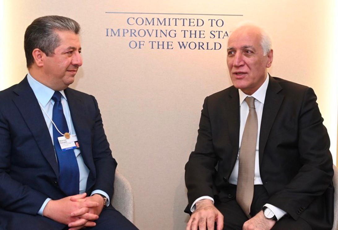 Serokwezîr Barzanî bi Serokê Ermenistanê Xaçaturyan re civiya