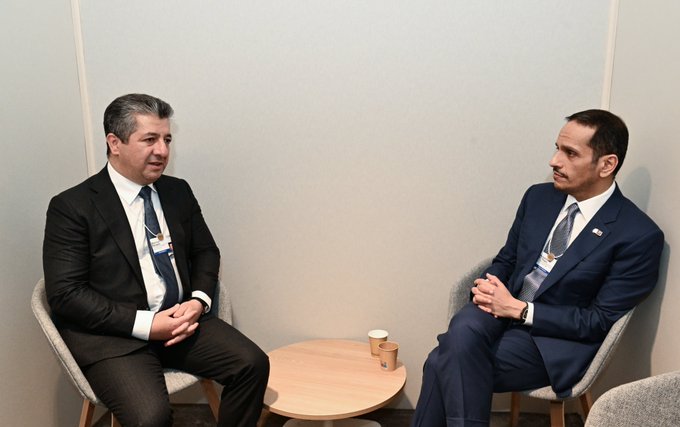 Mesrûr Barzanî û Serokwezîrê Qeterê civiyan: Wê sanda veberhêner serdana Herêma Kurdistanê bike