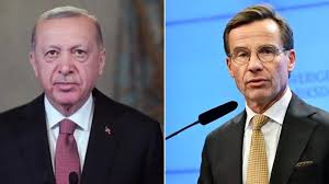 Tayip Erdogan û serokwezîrê Îsveçê Kristersson di rêya telefonê de axifîn