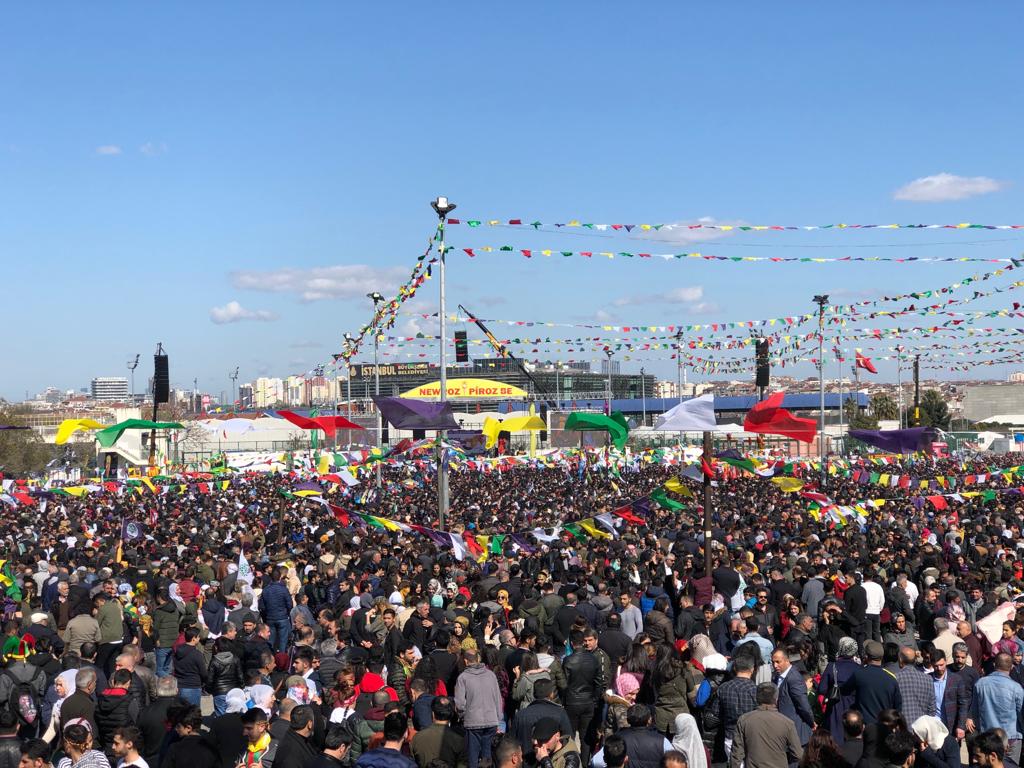 Li Stenbolê bi helkefta cejna Newrozê çalakîyek hat lidarxistin