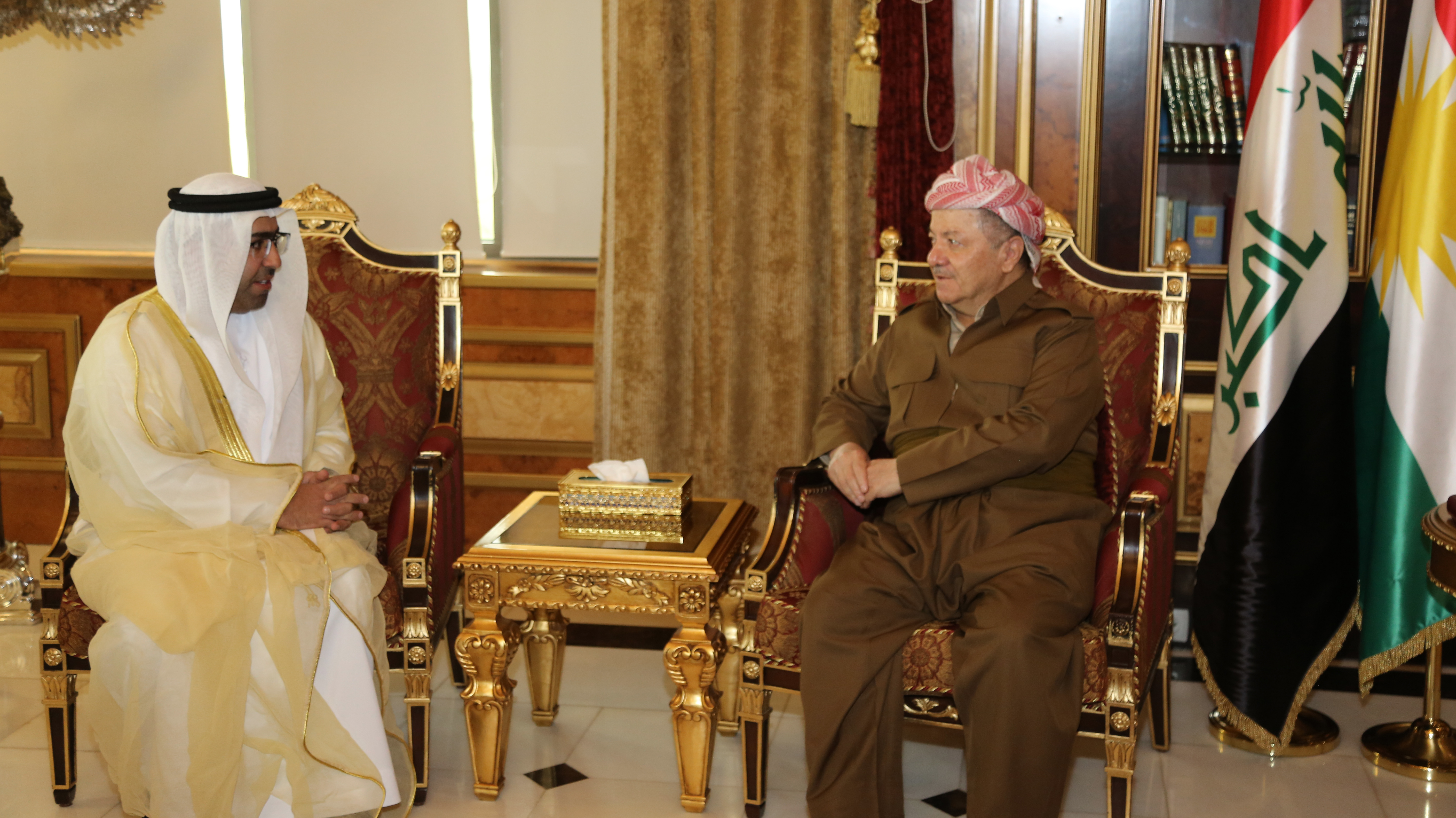 Serok Barzanî Konsûlê Îmaratê pêswazî kir: Dê pistgiriya bo Kurdistanê bidome