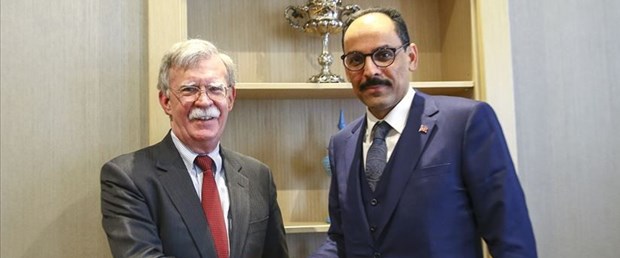 Ibrahim Kalin û Bolton li ser herêma bi ewle axifîn
