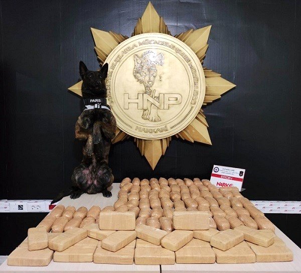 Li Geverê 62 kîlo eroyîn hat girtin