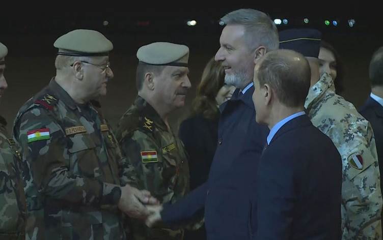 Wezîrê bergiriyê yê Îtalyayê seredana Hewlêrê dike