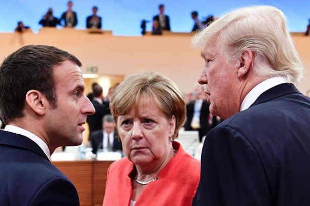 Trump, Macron û Merkel li ser mijara Îranê axifîn