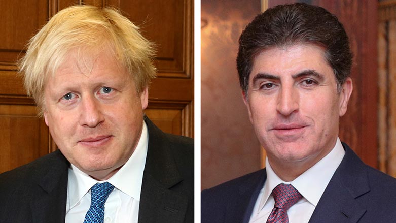 Nêçîrvan Barzanî bo Boris Johnson sîfayê xwest