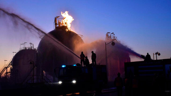 Bi dronan li tesîsa petrol û xaza Sûriyê xistin